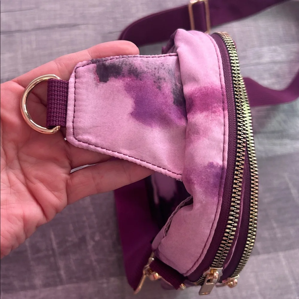 Kedzie Pink and Purple Crossbody Bag like new - Picture 3 of 4